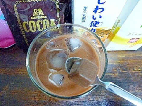 アイス♡生クリームチョコ入コラーゲンミルクココア酒